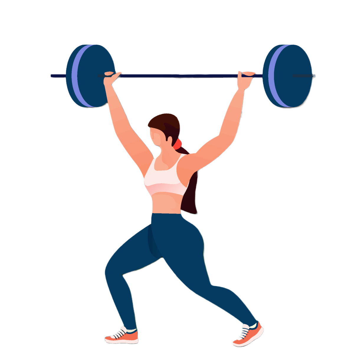 Illustration of women over 45 gettting started with strength training.